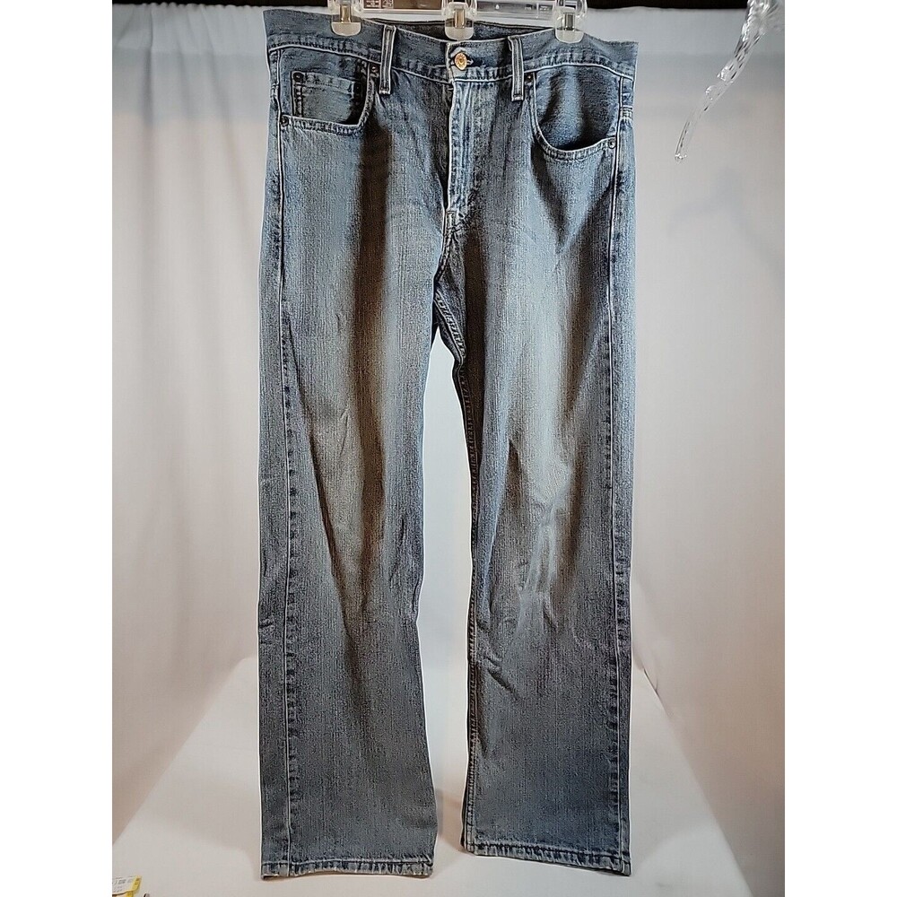 Levi’s 569 Mens Jeans Blue Tag Size 34x32 (36x32) Loose Straight Medium Wash